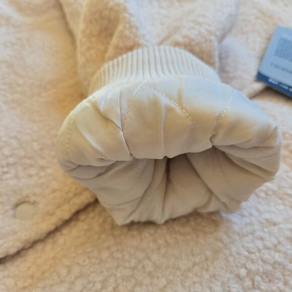 NWT Wat The Brand Insulated Sherpa Bomber Jacket - Picture 9 of 9